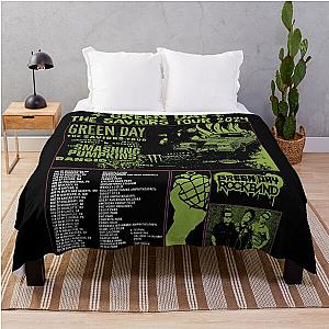 Day Green Throw Blanket