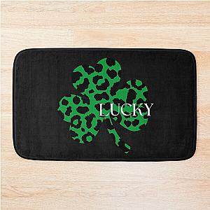 Lucky Shamrock Happy St Paddy's Day  Bath Mat