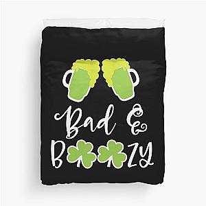 St Patricks Day Green Beer Bad Boozy Duvet Cover