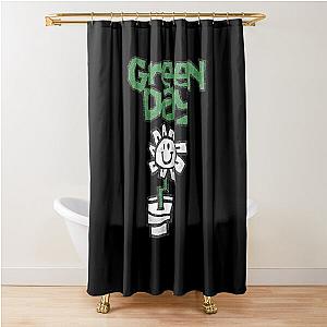 Green Day Flower Pot Shower Curtain