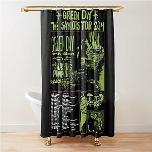 Day Green Shower Curtain