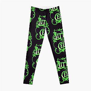 Poirot The Little Grey Cells - Green Palette Leggings