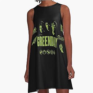 Green Saviors A-Line Dress