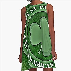 Happy St. Patricks Day A-Line Dress