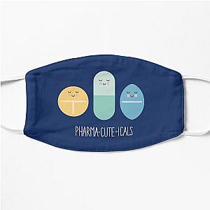 Green pharma-cute-icals Flat Mask