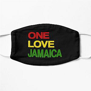 One Love Jamaica Red Gold Green Flat Mask