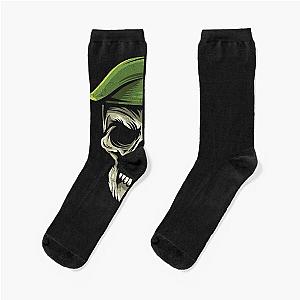 Army Special Forces Green Beret Skull Patch ODA Gift  Socks