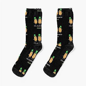 I'm A Irish Potato Funny GIft Cute Meme St. Patrick's Day Socks