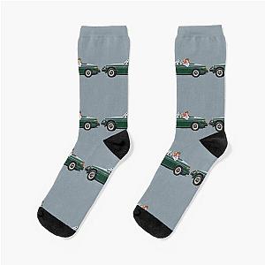 British Racing Green coloured 'B' Roadster – the Classic British Sports Car Socks