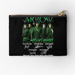 Arrow 8th Anniversary Gift For Fans, Gift For Men and Women, Gift Halloween Day, Thanksgiving, Christmas Day Zipper Pouch