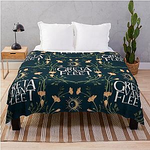 Greeta van fleet7 Greta Van Fleet Shirt Throw Blanket