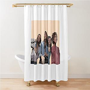 Greta Van Fleet Illustration Shower Curtain