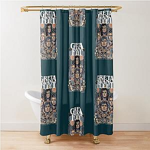 Greta Van Fleet T Shirt Shower Curtain