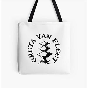 Greta Van Fleet Tree All Over Print Tote Bag