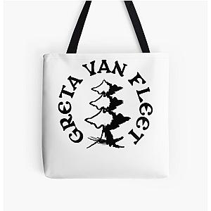 Greta Van Fleet Tree Logo All Over Print Tote Bag