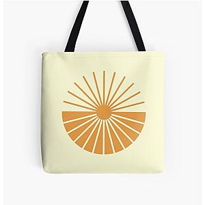 Greta Van Fleet 'Heat Above' Orange Symbol All Over Print Tote Bag