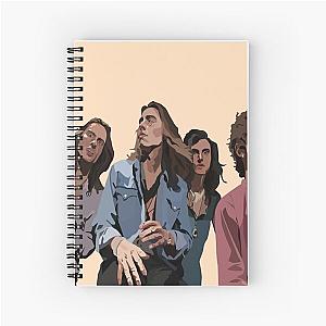 Greta Van Fleet Illustration Spiral Notebook