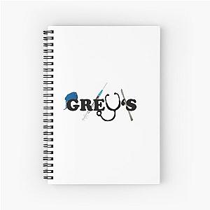 grey's Spiral Notebook