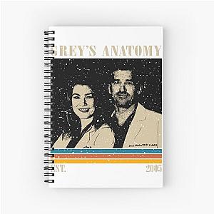 Retro Grey's Anatomy Spiral Notebook