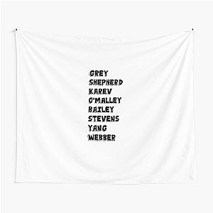 Grey's names Tapestry