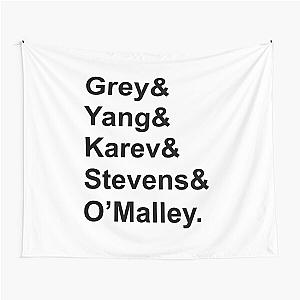 Grey's Anatomy Names Tapestry