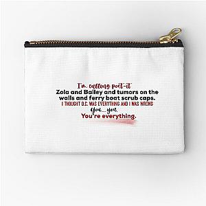 Grey's Anatomy I'm Calling Post-it Zipper Pouch