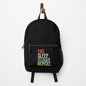 Eat sleep grey's repeat retro vintage Backpack