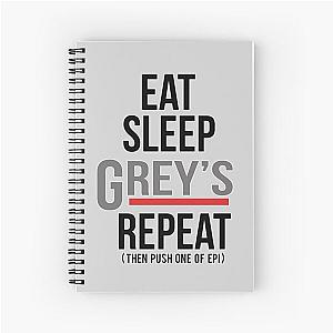 Grey's Repeat Spiral Notebook