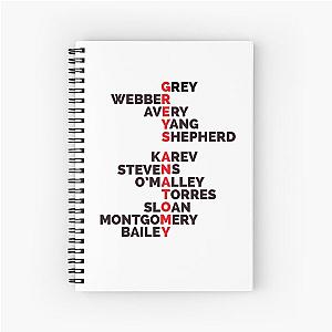 Grey's Anatomy Spiral Notebook