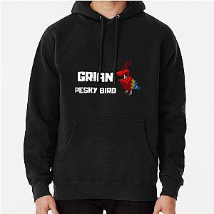 Grian Hoodies - Grian Pesky Bird Meme Hermitcraft Building I Love Pesky Classic Pullover Hoodie