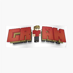 Grian Posters - Grian Stylized Text Poster