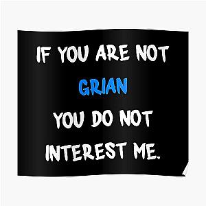 Grian Posters - If you are not - Grian Poster