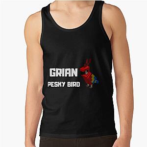 Grian Tank Tops - Grian Pesky Bird Meme Hermitcraft Building I Love Pesky Classic  Tank Top