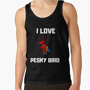 Grian Tank Tops - Grian Pesky Bird Meme Hermitcraft Building I Love Pesky Tank Top