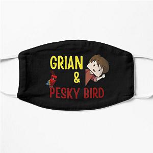 Grian Face Masks - Grian &amp; Pesky bird Flat Mask