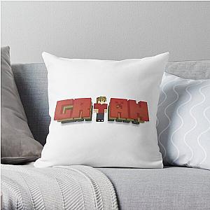 Grian Pillows - Grian Stylized Text Throw Pillow