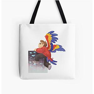 Grian Bags - Hermitcraft Grian Mumbo Jumbo Wing All Over Print Tote Bag