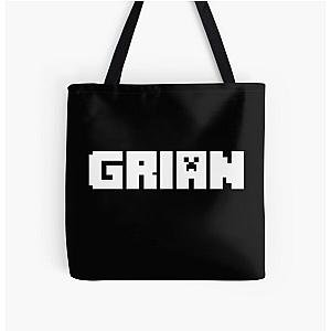 Grian Bags - Grian Youtube logo All Over Print Tote Bag