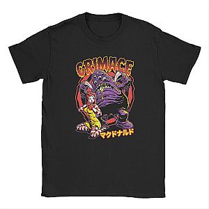 Grimace Japanese Anime Horror Monster Mcdonald Men T-Shirt