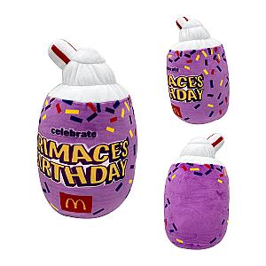 25cm Purple Grimace Shake Cup Cute Toy Plush