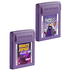 Grimace’s Birthday GBC Mcdonalds Game Cartridge 16 Bit Video Game Console Card