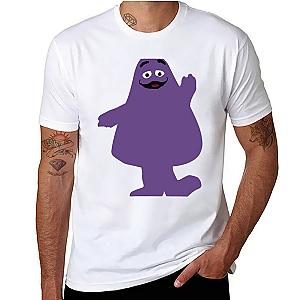 Grimace Purple Character Smiling Doll T-Shirt