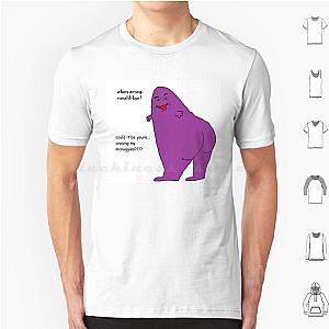 Grimace-Craving My Mcnuggies Purple Character T-Shirt
