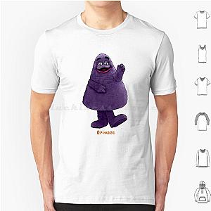 1970S Big Burger Purple Grimace Monster Mascot Character T-Shirt