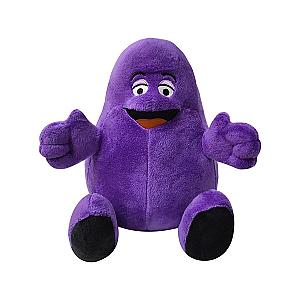 22cm Purple Grimace Shake No Hat Cute Toy Plush