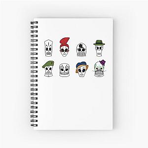 Grim Fandango Skulls Spiral Notebook