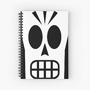 Manny Calavera portrait from Grim Fandango Spiral Notebook