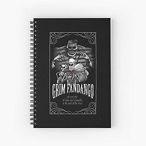 GRIM FANDANGO Classic . Spiral Notebook