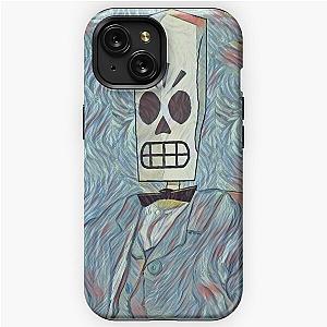 Grim Fandango - Manuel Calavera Self-Portrait - T-Shirts, Gadgets & Face Masks iPhone Tough Case