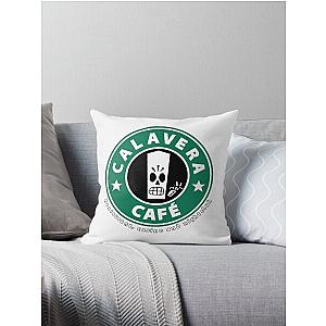 Grim Fandango Calavera Cafe (Starbucks spoof) Throw Pillow